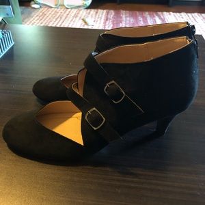 European Ankle Bootie Heels Sz 10